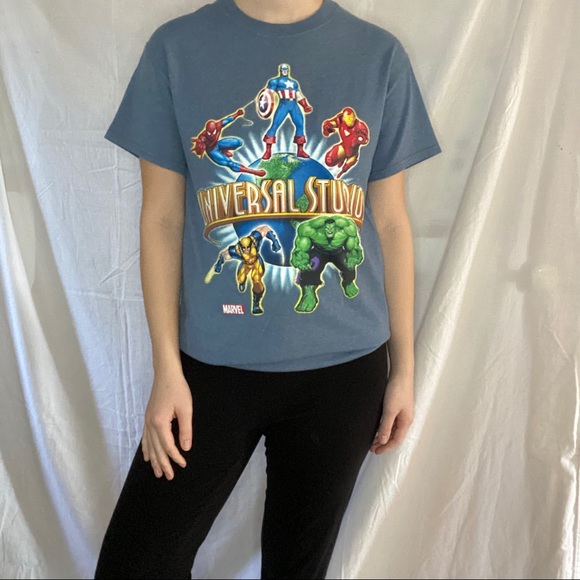 Marvel Universal Studios Authentic Super Hero Tee - Picture 1 of 7